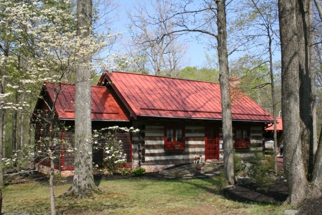 Reproduction Vintage Log Home